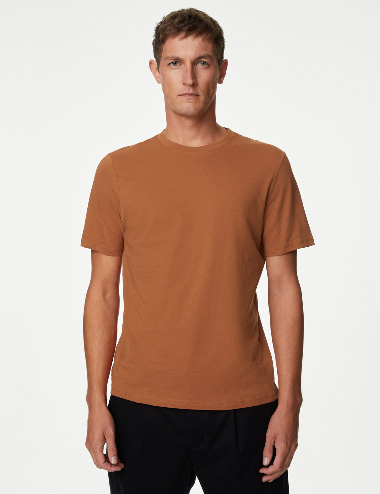 Camiseta lisa manga corta