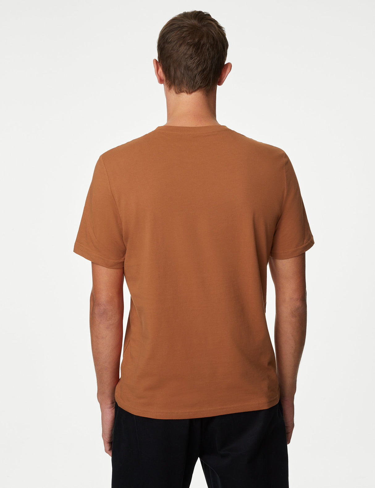 Camiseta lisa manga corta