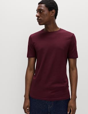 Camiseta lisa manga corta