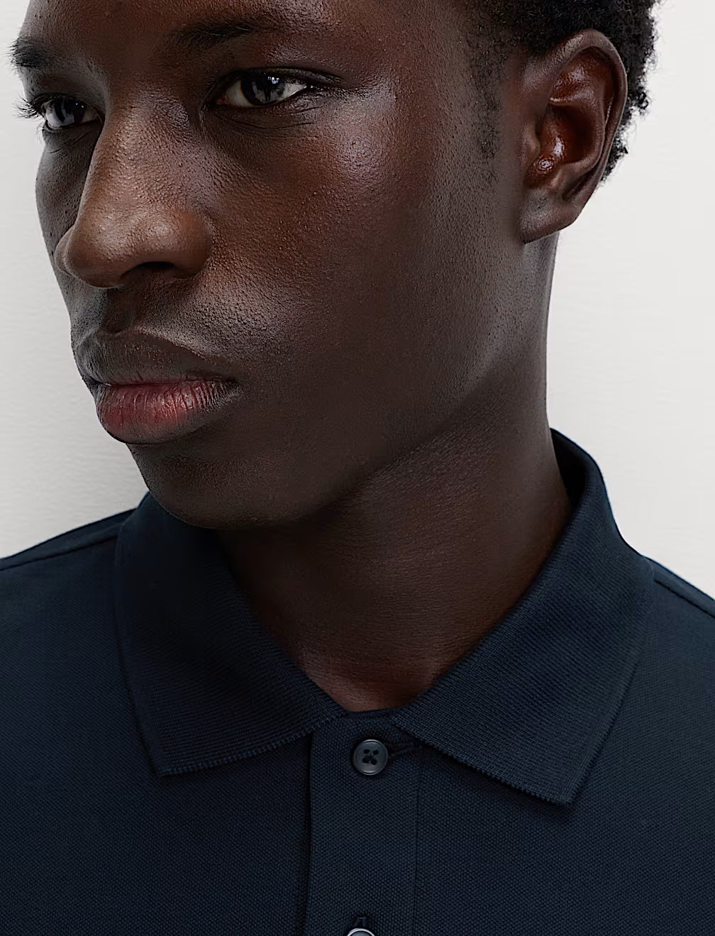 Polo de manga larga liso