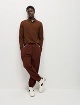 Polo de manga larga liso