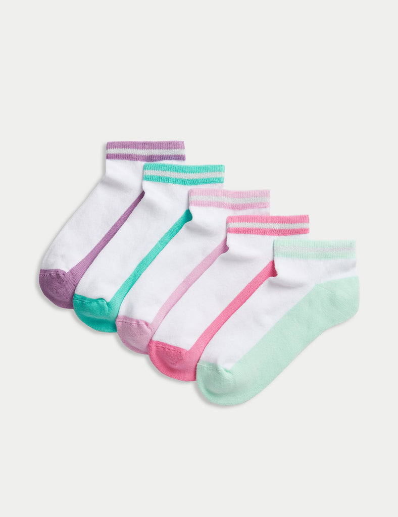 Pack de 5 pares de calcetines Trainers diseño sport