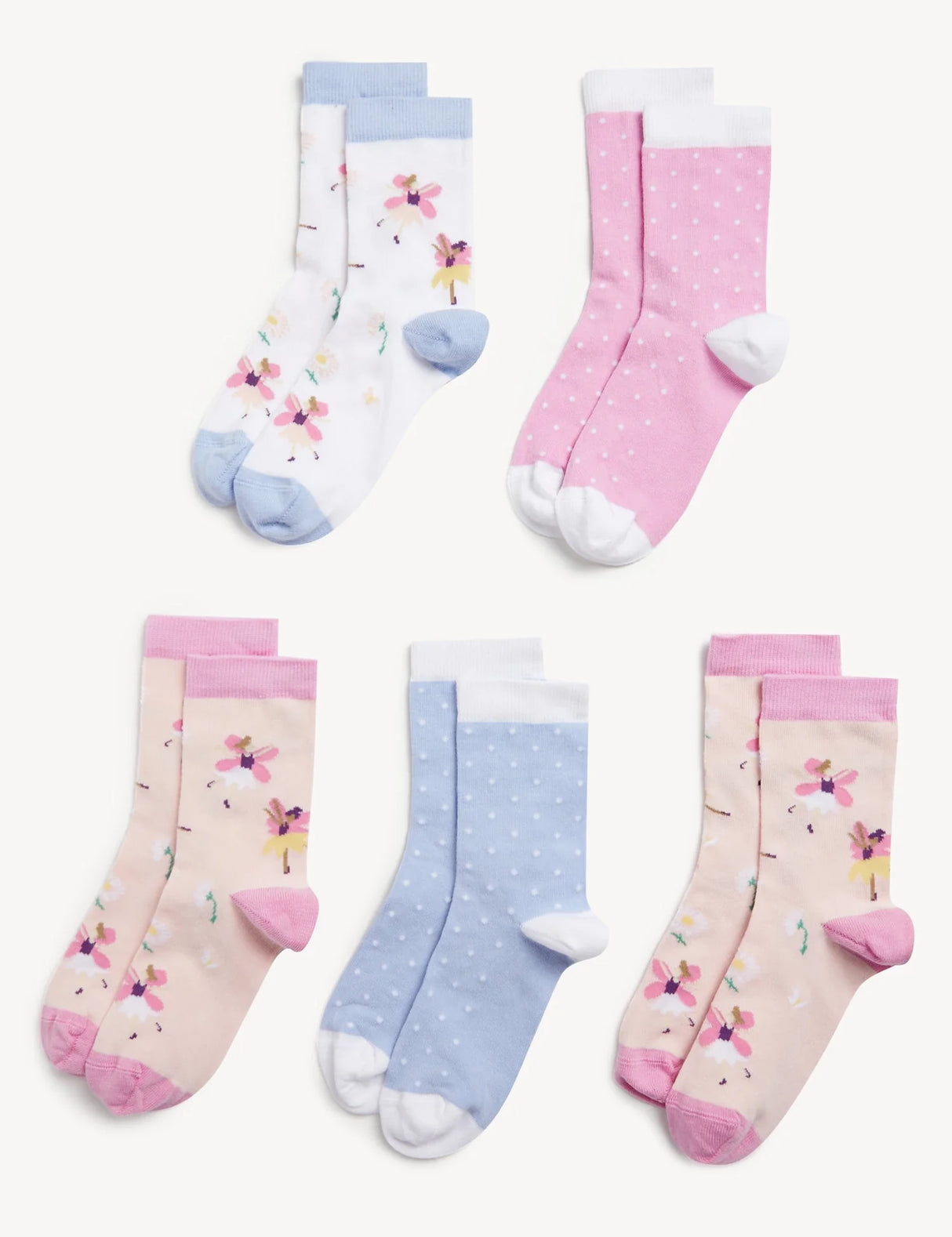 Pack de pares de calcetines Hadas