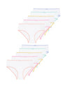 Pack de 10 braguitas lisas