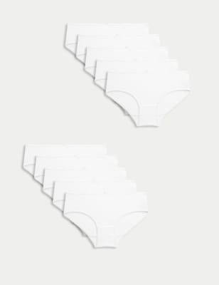 Pack de 10 braguitas lisas