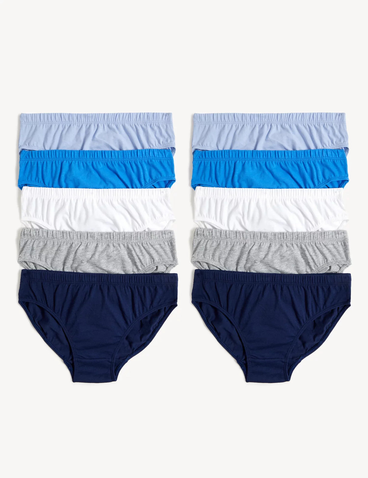 Pack de 10 briefs colores