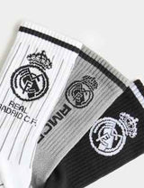 Pack de 3 pares de calcetines Real Madrid