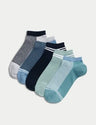 Pack de 5 pares de calcetines trainers a rayas