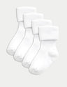 Pack de 4 pares de calcetines Bebé lisos