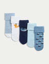 Pack de 5 pares de calcetines Bebé Ballenas
