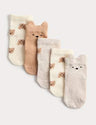 Pack de 5 pares de calcetines para bebés diseño Oso Spencer