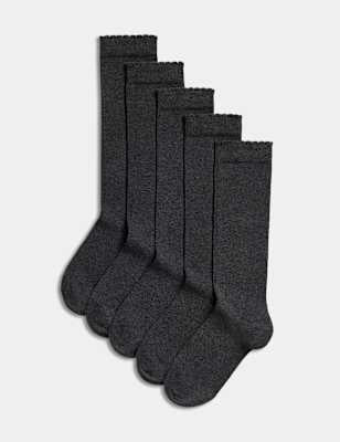 Pack de 5 pares de calcetines por la rodilla