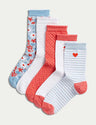 Pack de 5 calcetines diseño flores