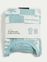 Pijama corto diseño palmeras