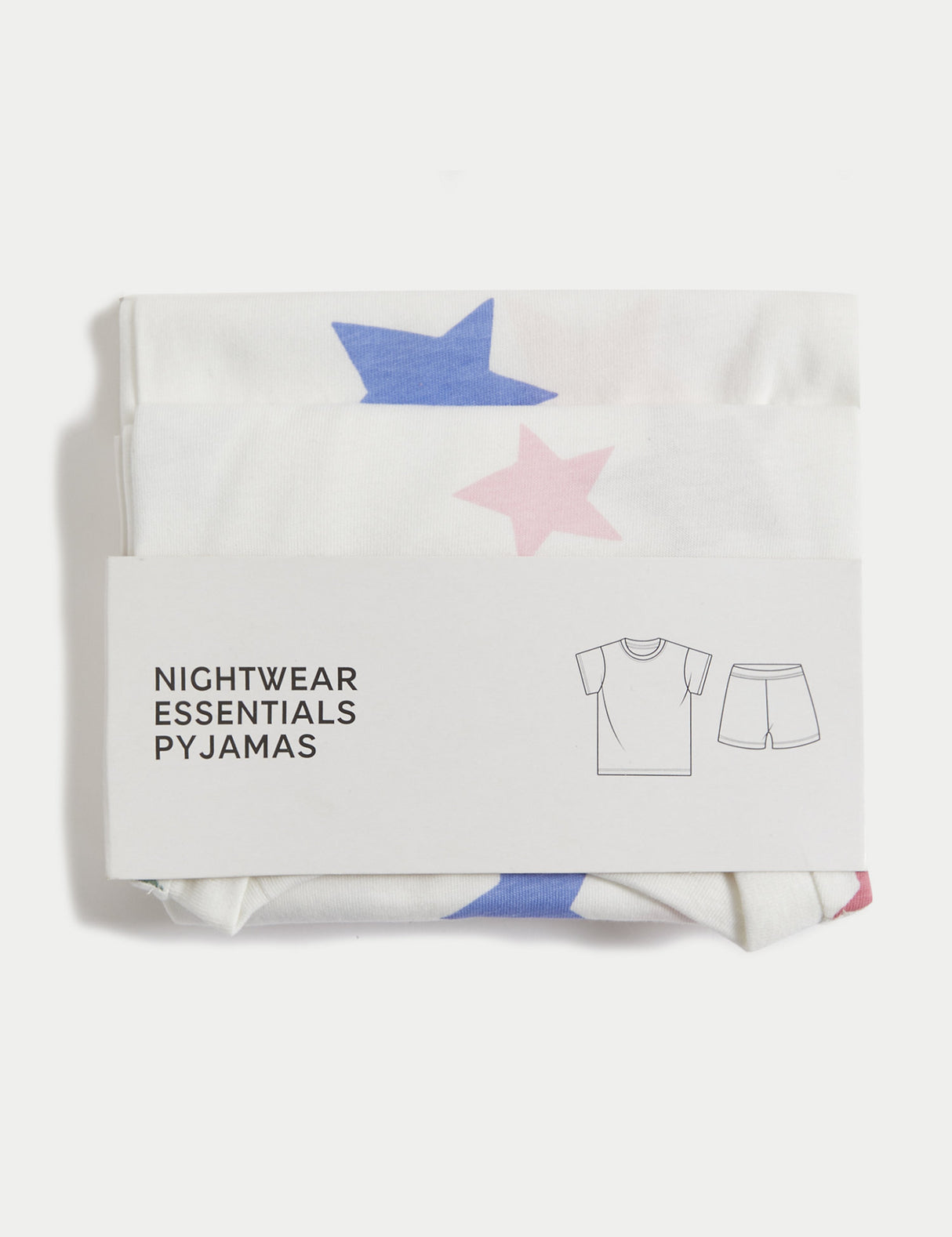 Pijama corto diseño estrellas