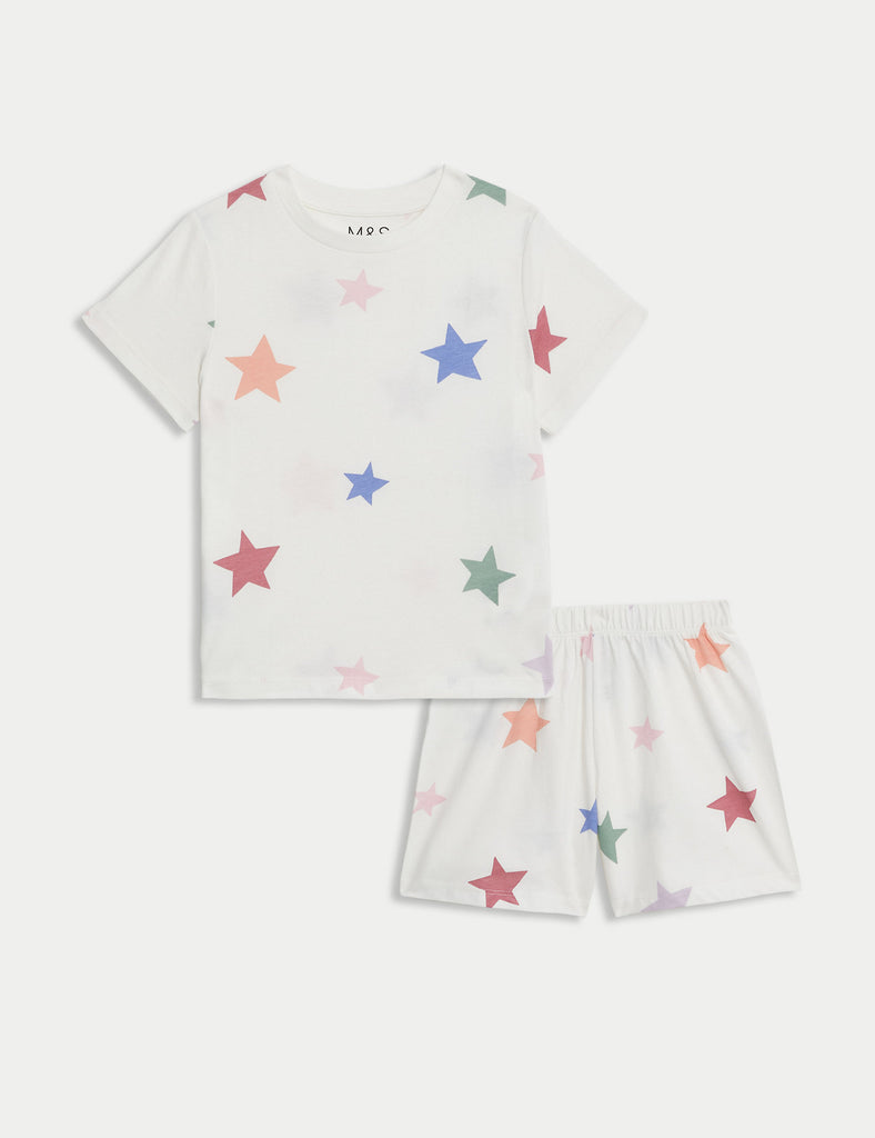 Pijama corto diseño estrellas