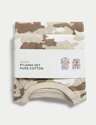 Pijama corto diseño camuflaje