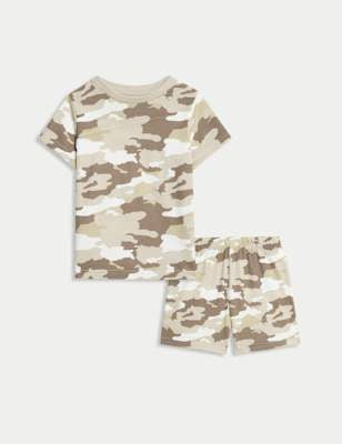 Pijama corto diseño camuflaje