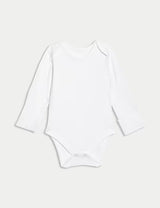 Pack de 7 bodies de algodón de manga larga