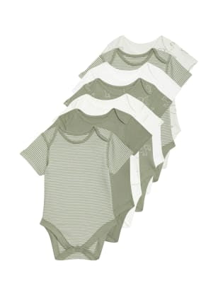Pack de 7 bodies diseño verde