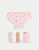 Pack de 7 braguitas diseño floral