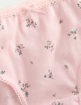 Pack de 7 braguitas diseño floral