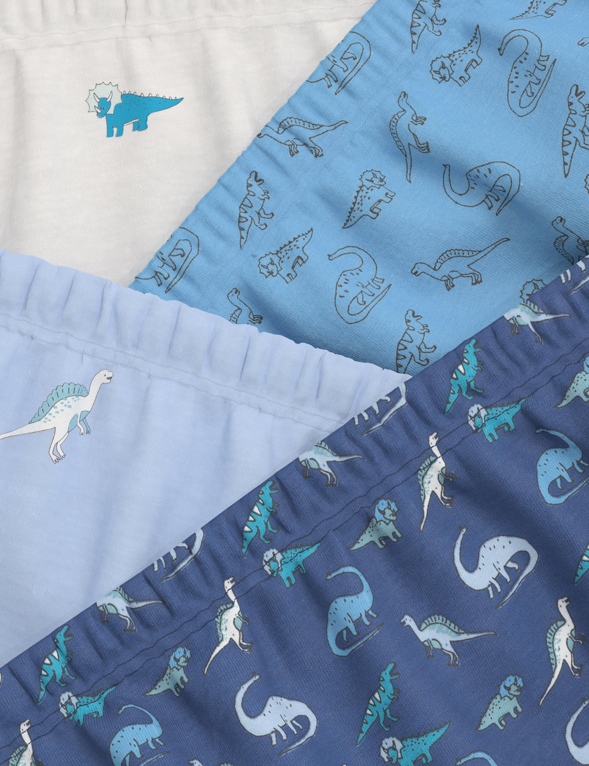 Pack de 7 briefs diseño Dino