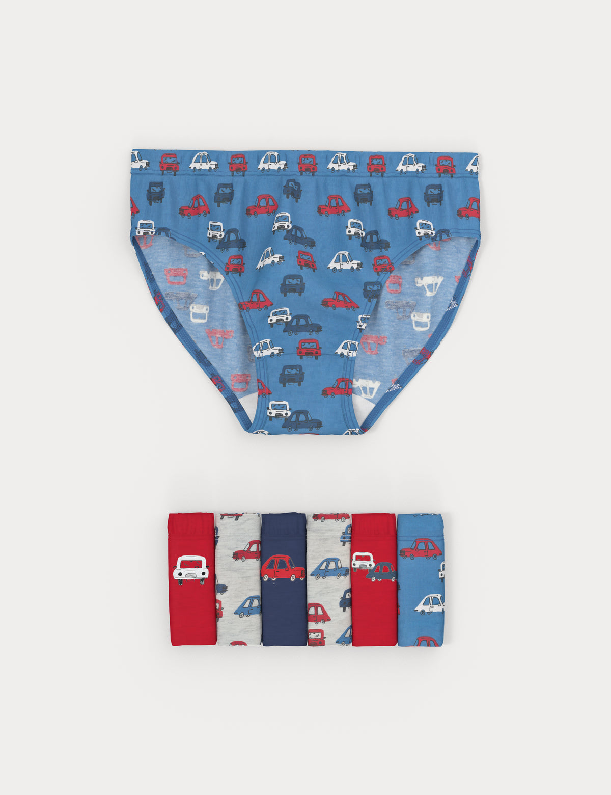 Pack de 7 briefs diseño Cars