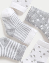 Pack de 5 calcetines de bebé diseño estrellas
