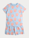 Pijama corto de niña diseño Conchas