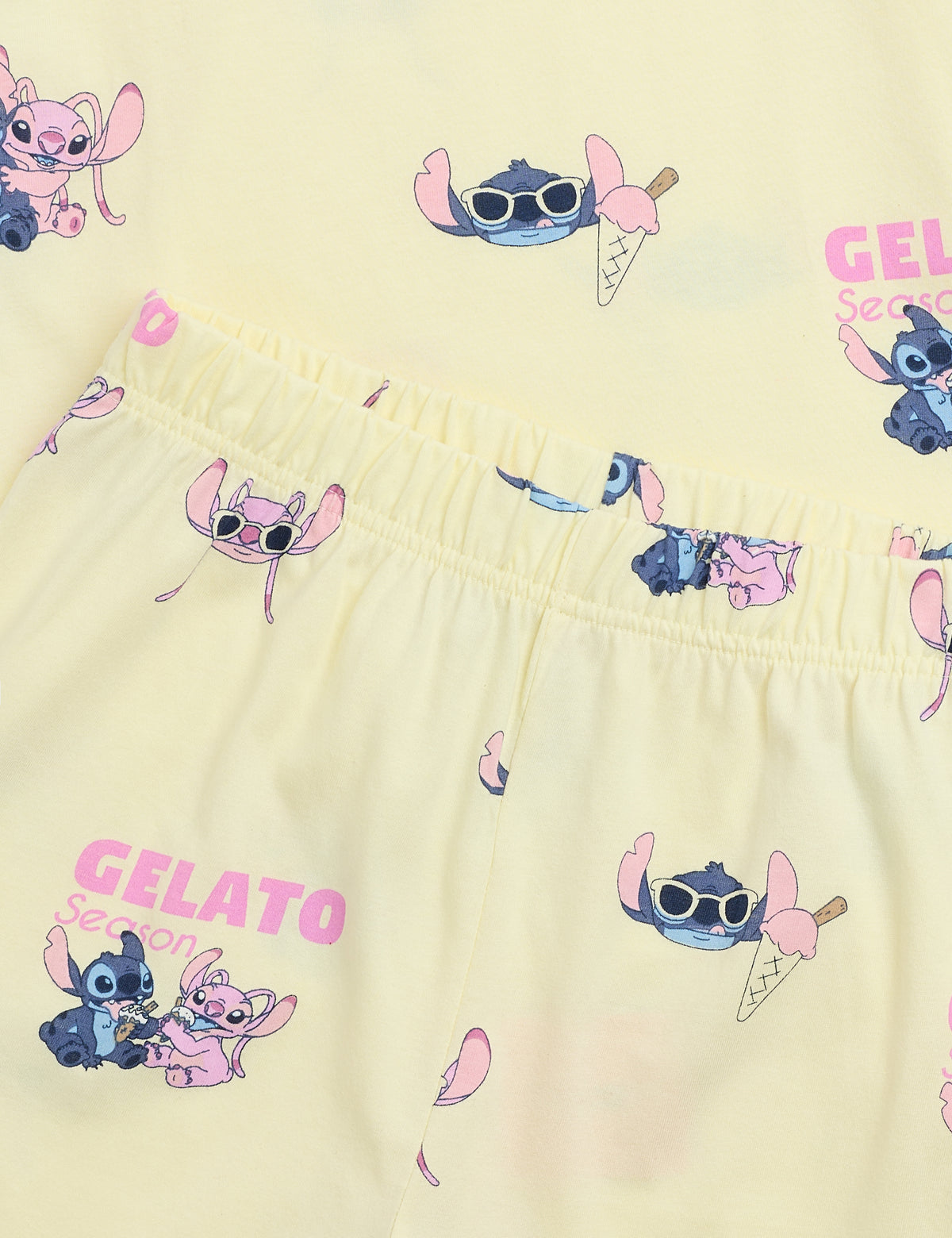 Pijama corto de niña Lilo and Stitch