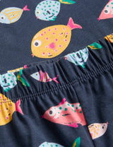 Pijama corto de niña diseño Peces