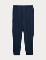 Pantalón de pijama con detalle de satén