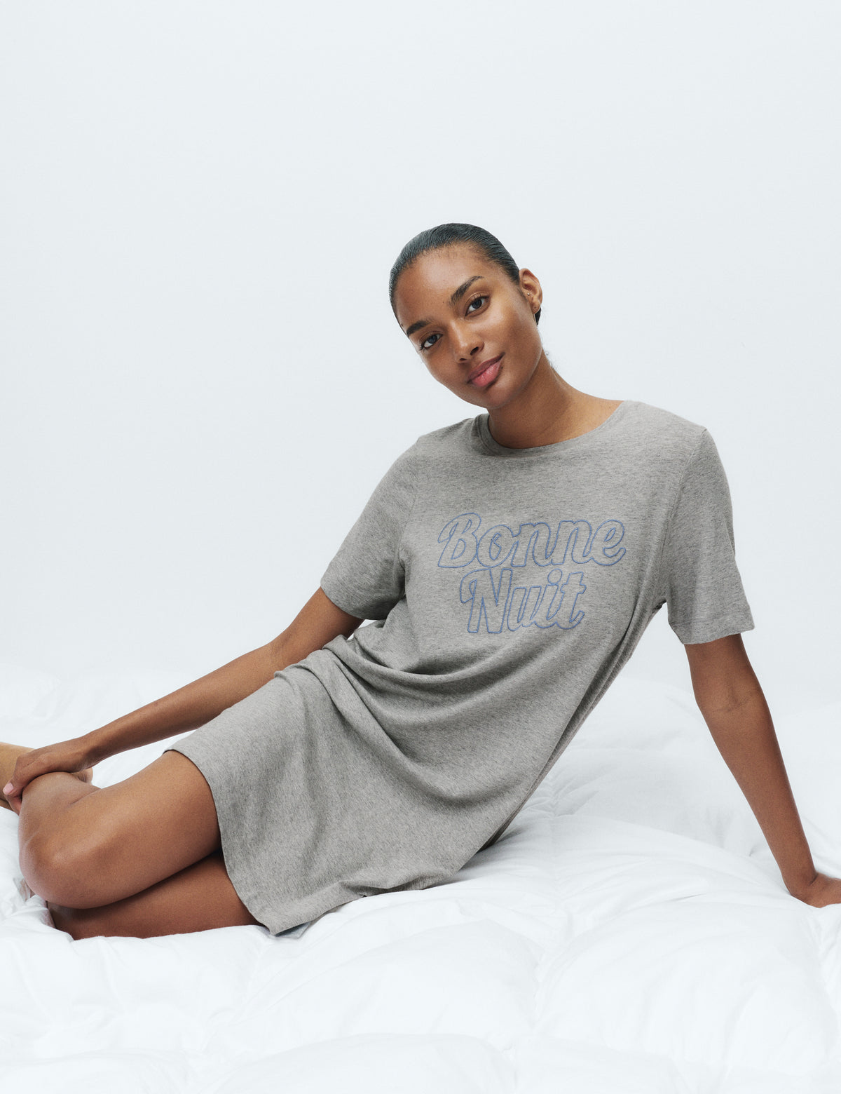 Camisola de manga corta con slogan
