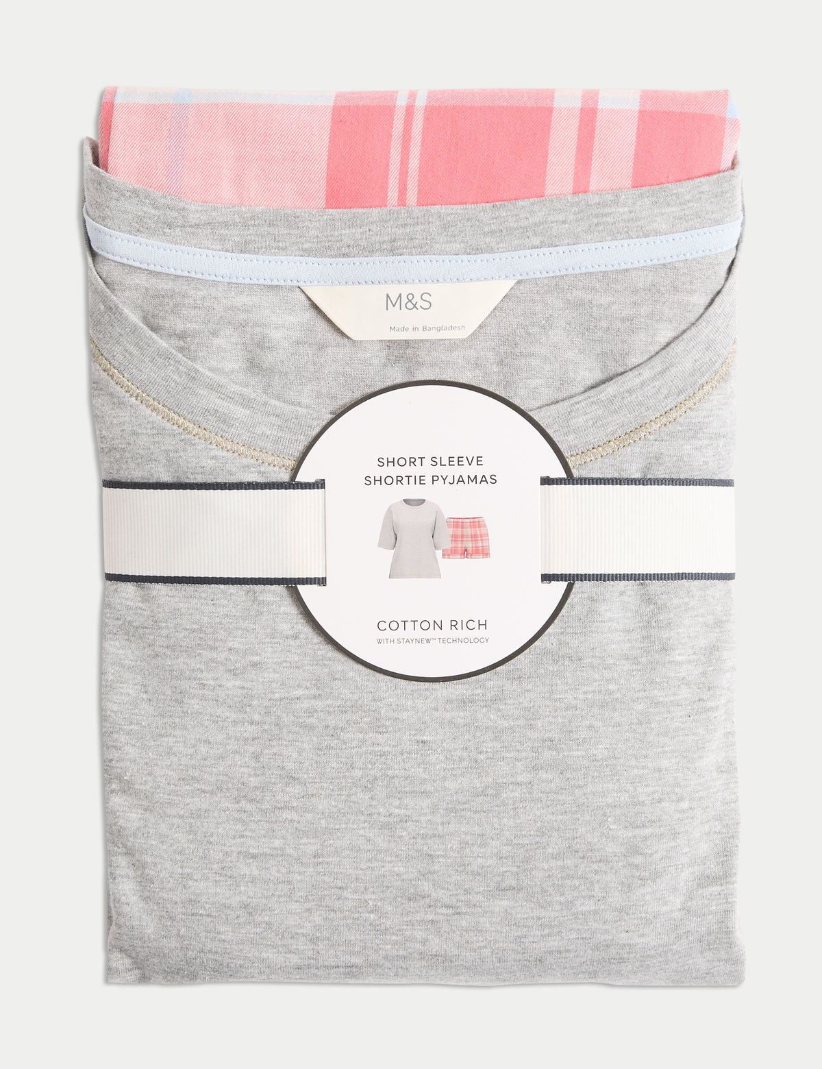 Pijama corto de manga corta con diseño FP