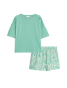 Pijama corto de manga corta con diseño FP
