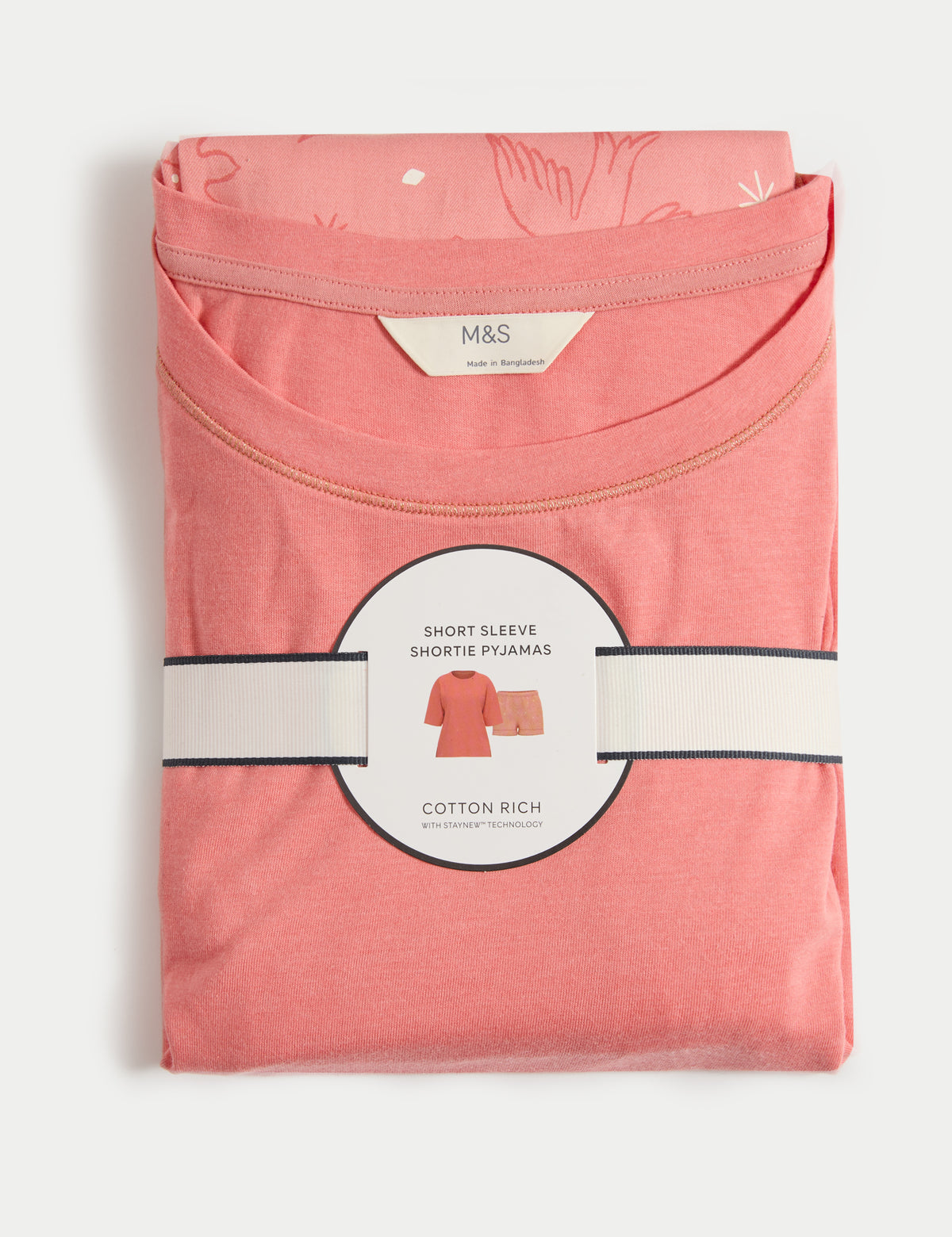 Pijama corto de manga corta con diseño FP