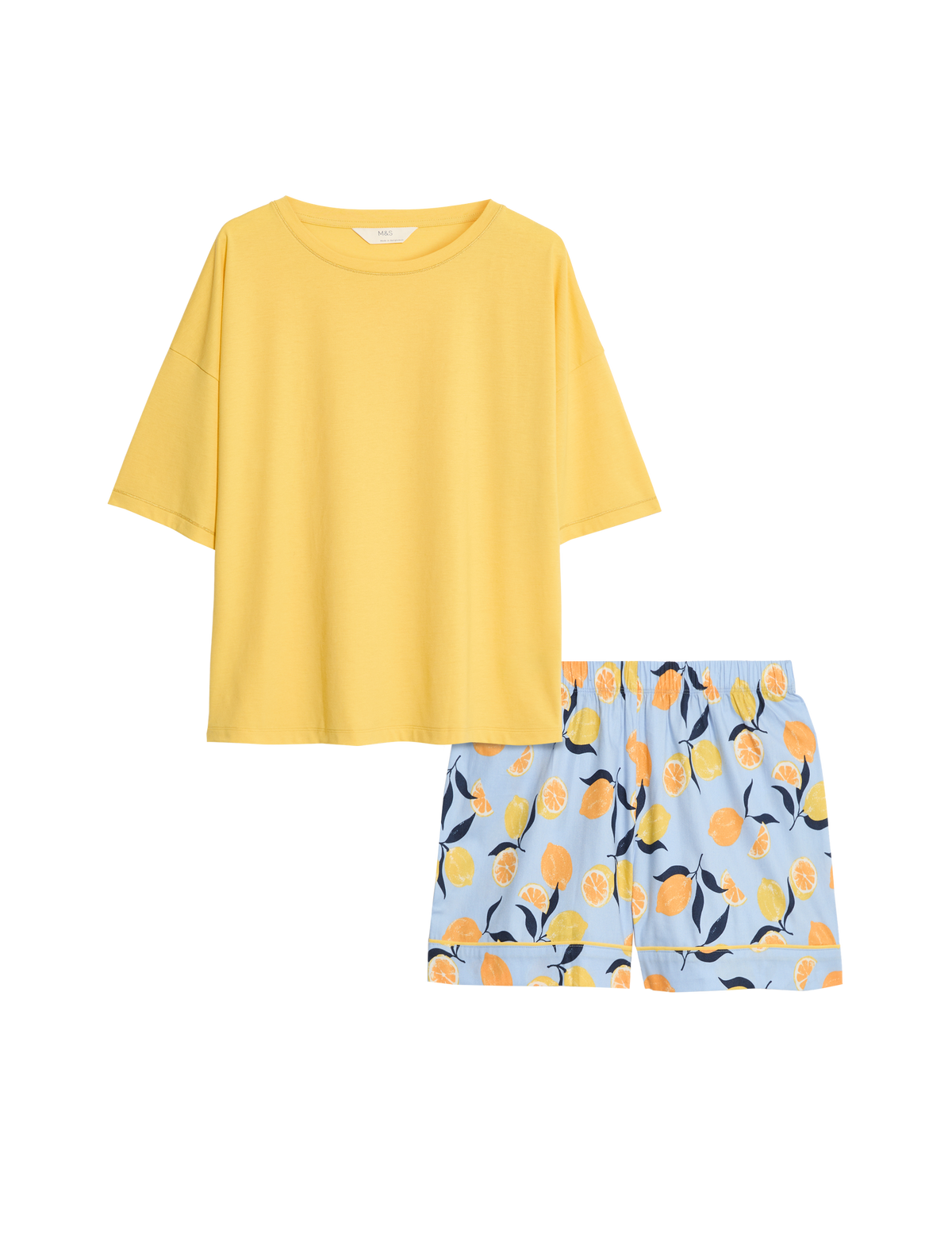Pijama corto de manga corta con diseño FP