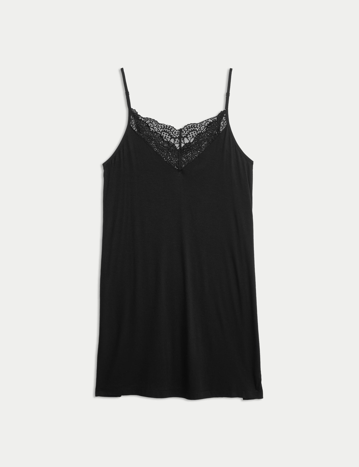 Camisola de tiros con detalle de encaje
