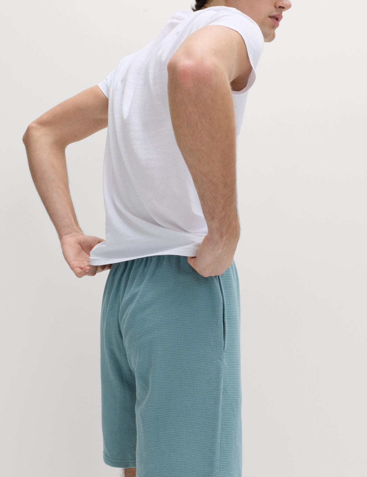 Pack de 2 pantalones cortos Waffle