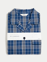 Pijama clásico de algodón a cuadros