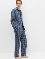 Pijama clásico de algodón a cuadros