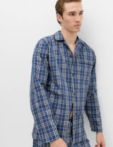 Pijama clásico de algodón a cuadros