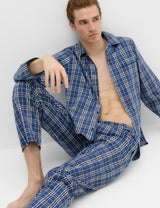 Pijama clásico de algodón a cuadros