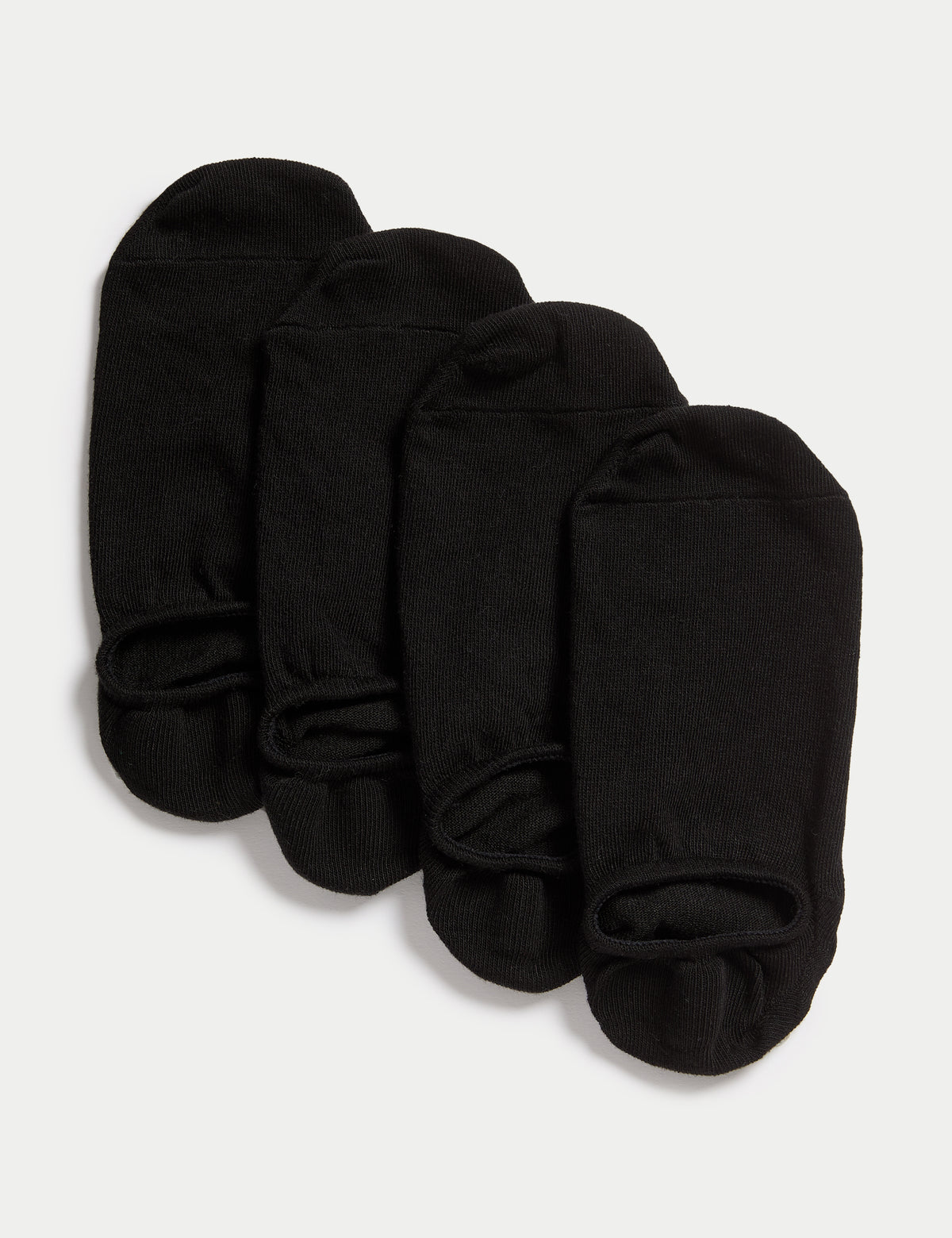 Pack de 4 pares de calcetines invisibles