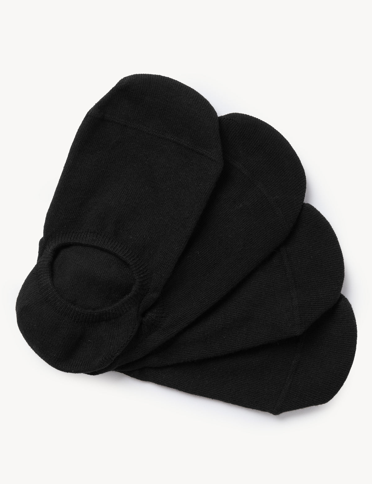 Pack de 4 pares de calcetines invisibles
