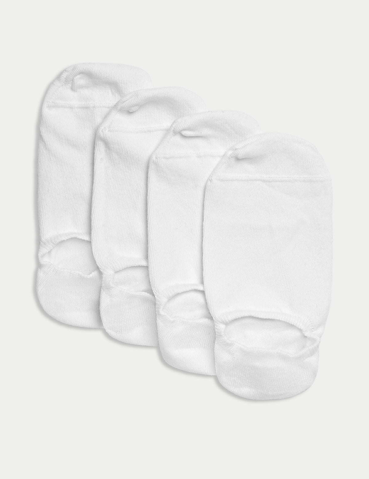 Pack de 4 pares de calcetines invisibles
