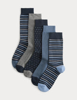 Pack de 5 pares de calcetines Freshfeet diseño Geo