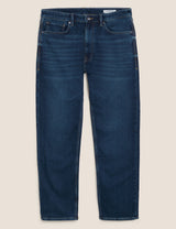 Pantalón vaquero elástico de punto