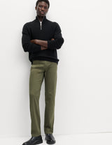 Pantalón elástico de corte recto